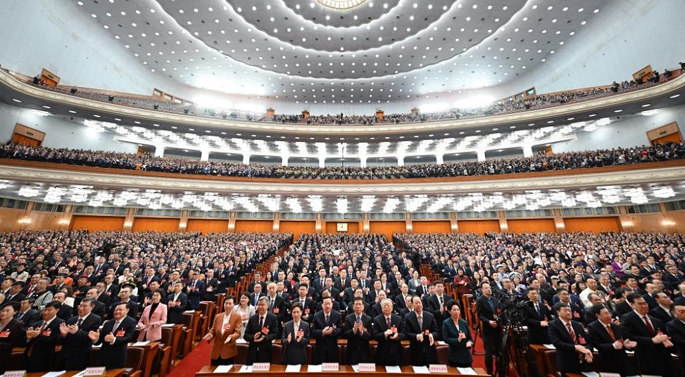 3月5日，十四屆全國人大三次會議開幕會在北京人民大會堂舉行