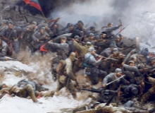 高洪波：麥新與《大刀進(jìn)行曲》　　麥新，是我童年記憶中印象特別深刻的名字。他是犧牲在我的故鄉(xiāng)科爾沁草原的著名烈士……[詳細(xì)]